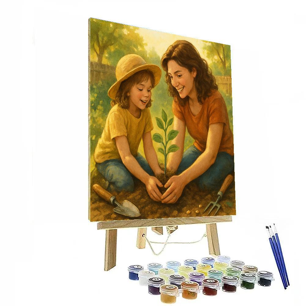 Mothers Day Garden Planting Partners Numbered painting kits
