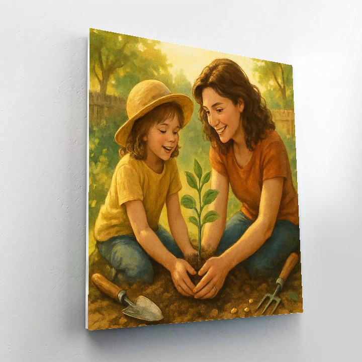 Mothers Day Garden Planting Partners Numbered painting kits