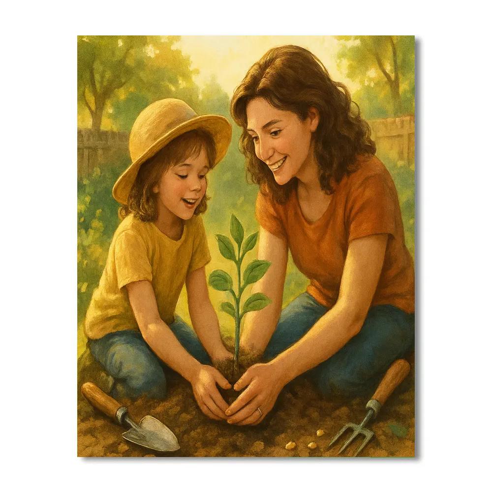Mothers Day Garden Planting Partners Numbered painting kits