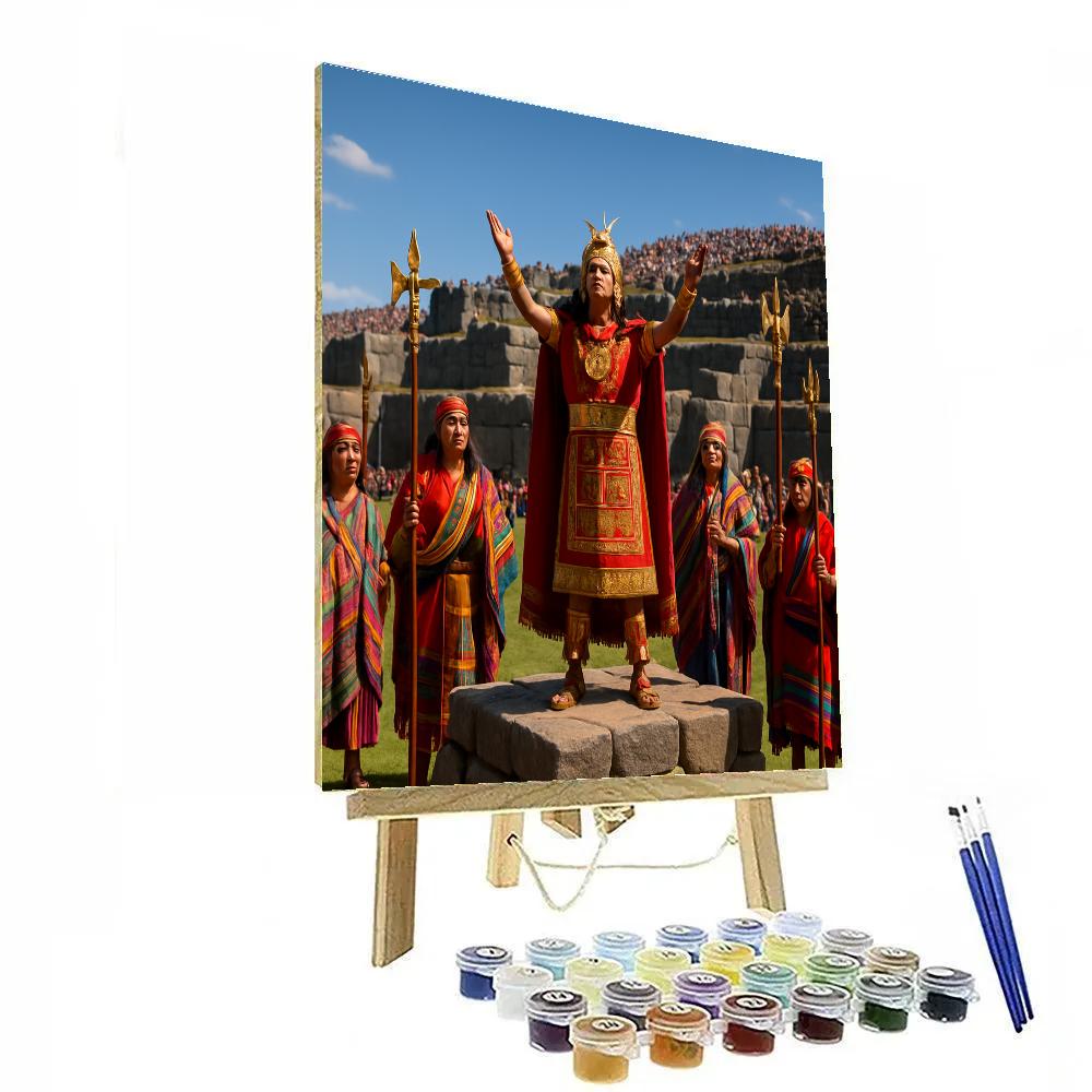 Inti Raymi Ceremony In Cusco Paint by numbers kits