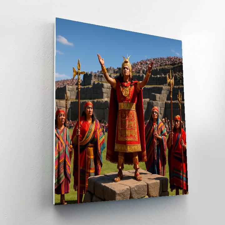 Inti Raymi Ceremony In Cusco Paint by numbers kits