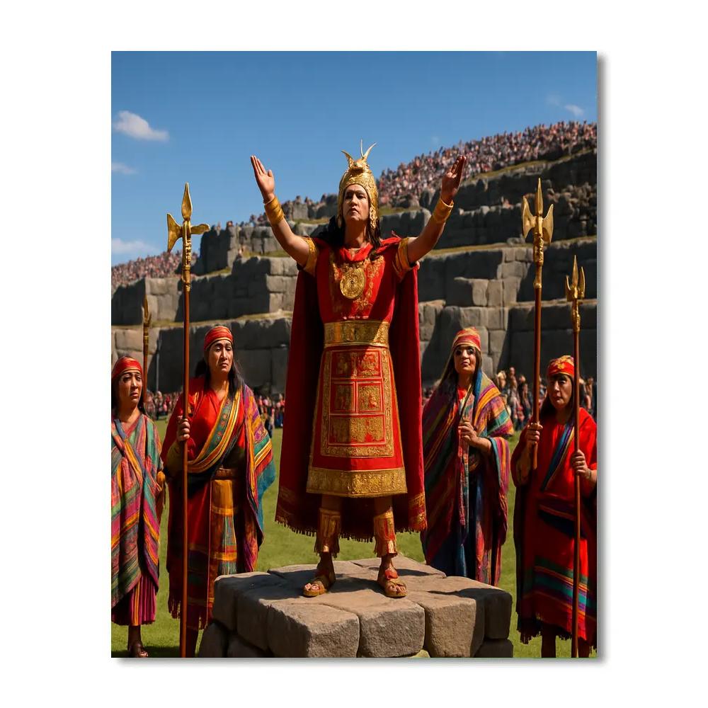 Inti Raymi Ceremony In Cusco Paint by numbers kits