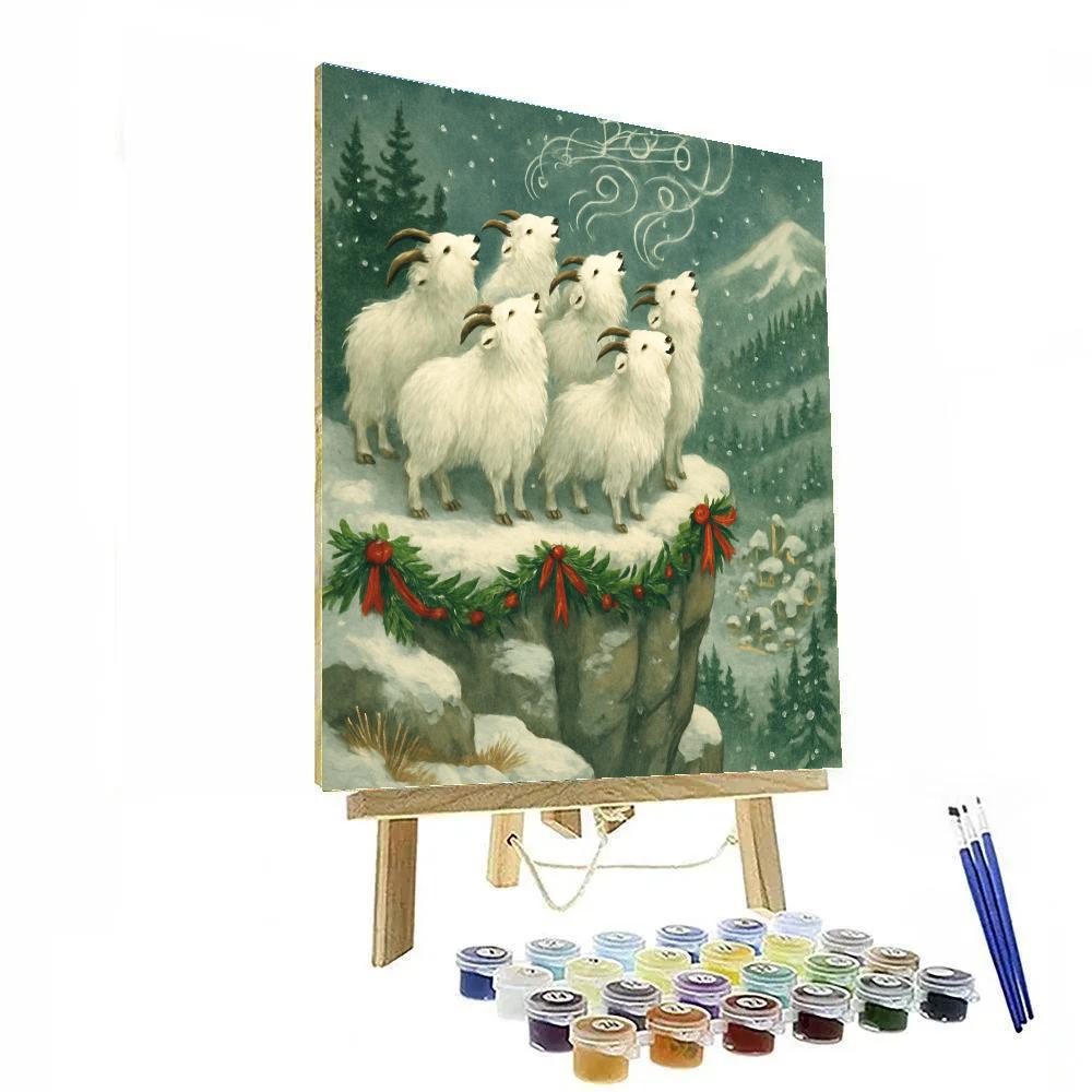 Christmas Choir Of The Mountain Goats paint by number
