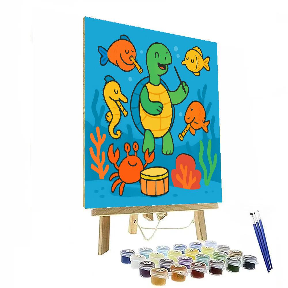 Coral Reef Orchestra Under The Sea Paint by numbers art