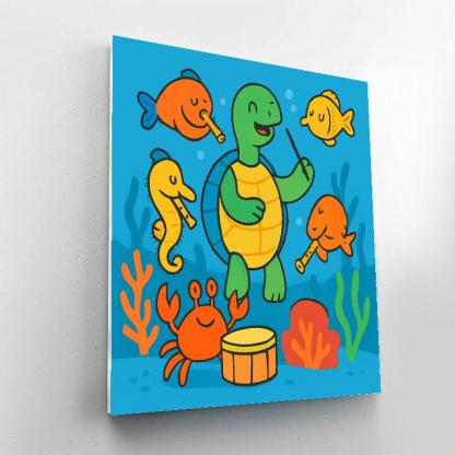 Coral Reef Orchestra Under The Sea Paint by numbers art