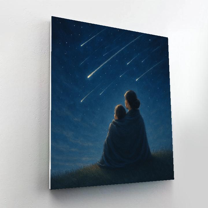 Meteor Shower Hilltop Hug DIY paint by numbers
