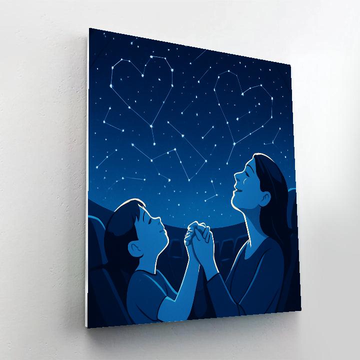 Planetarium Field Trip With Mom Number painting