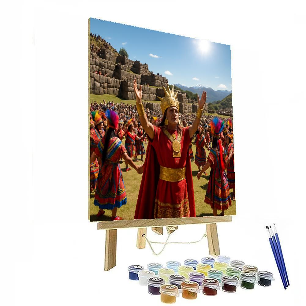 Inti Raymi Sun Festival At Sacsayhuaman paint by numbers
