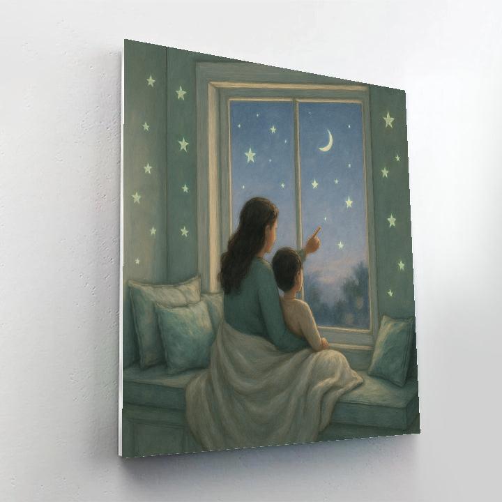 Window Seat Star Talk With Mom Paint by numbers kits
