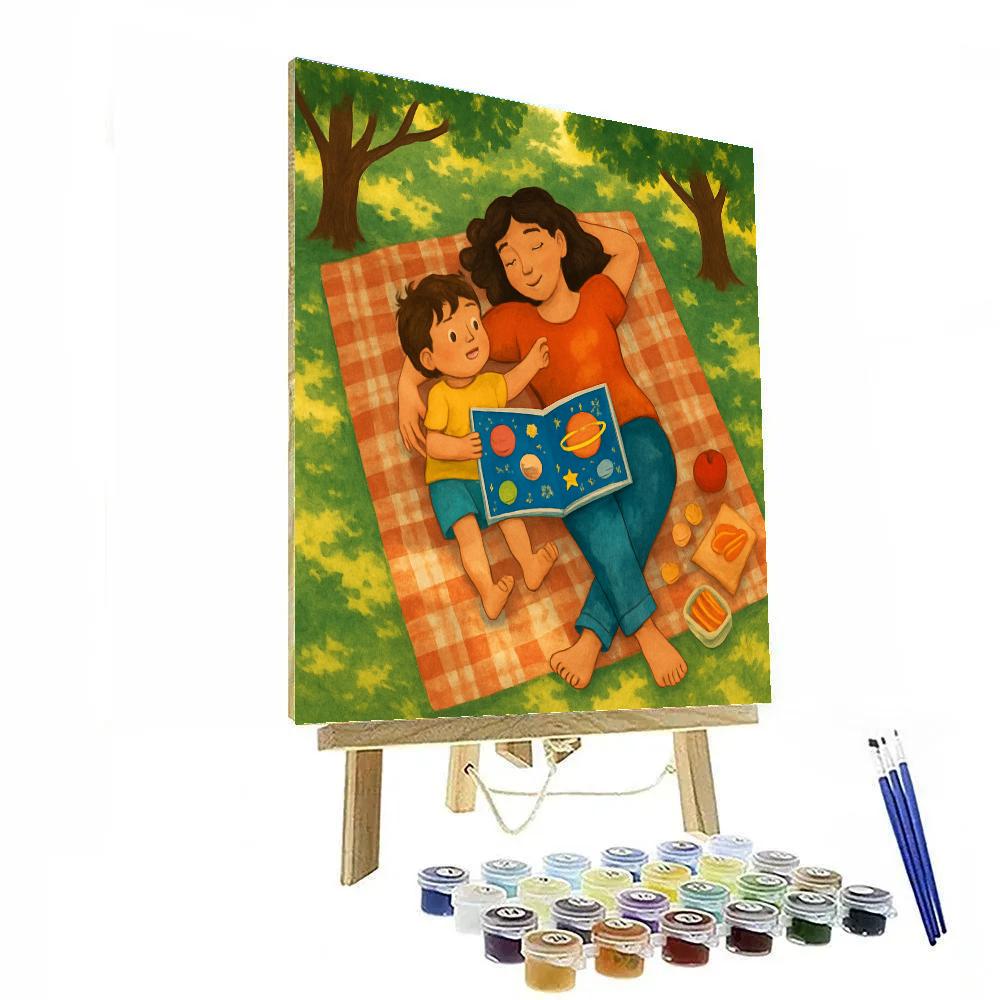 Park Blanket Cosmos Storytime Numbered painting kits