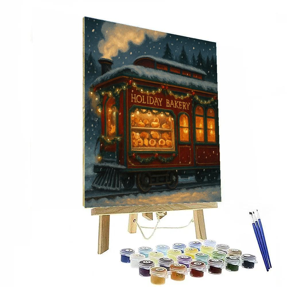 Polar Express Bakery Car painting number kit