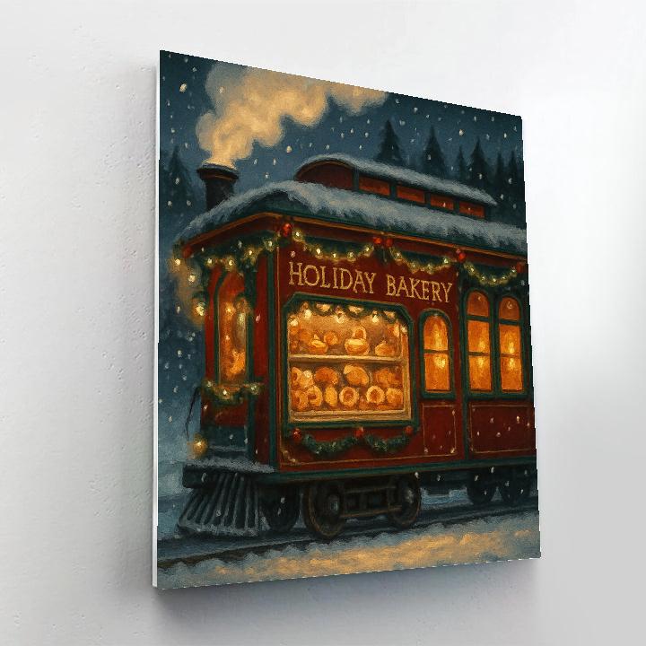 Polar Express Bakery Car painting number kit