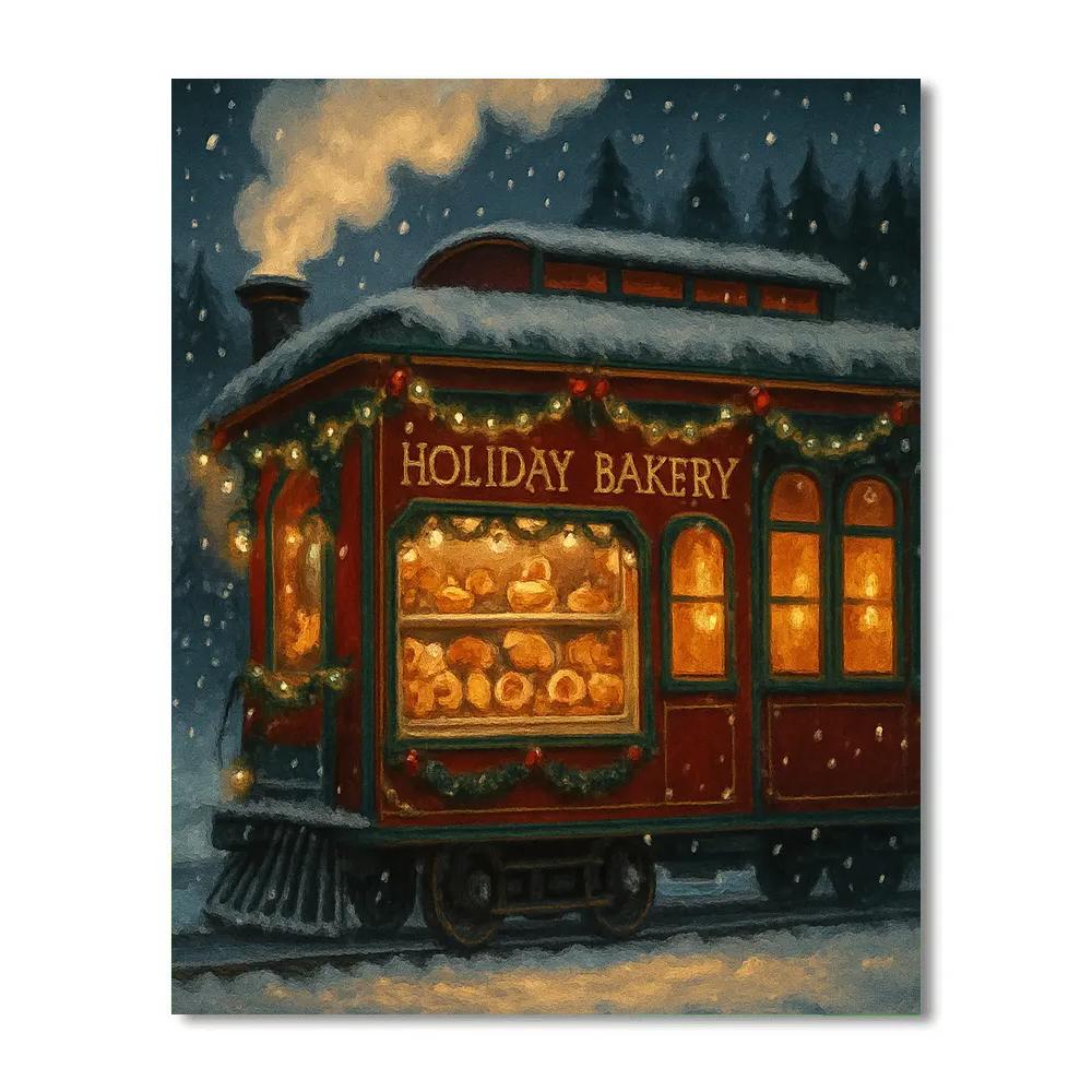 Polar Express Bakery Car painting number kit