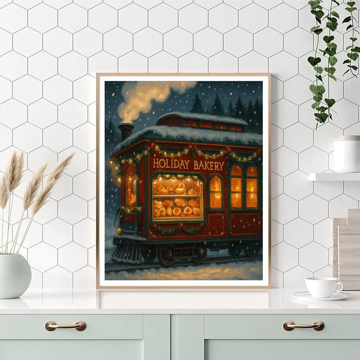 Polar Express Bakery Car painting number kit