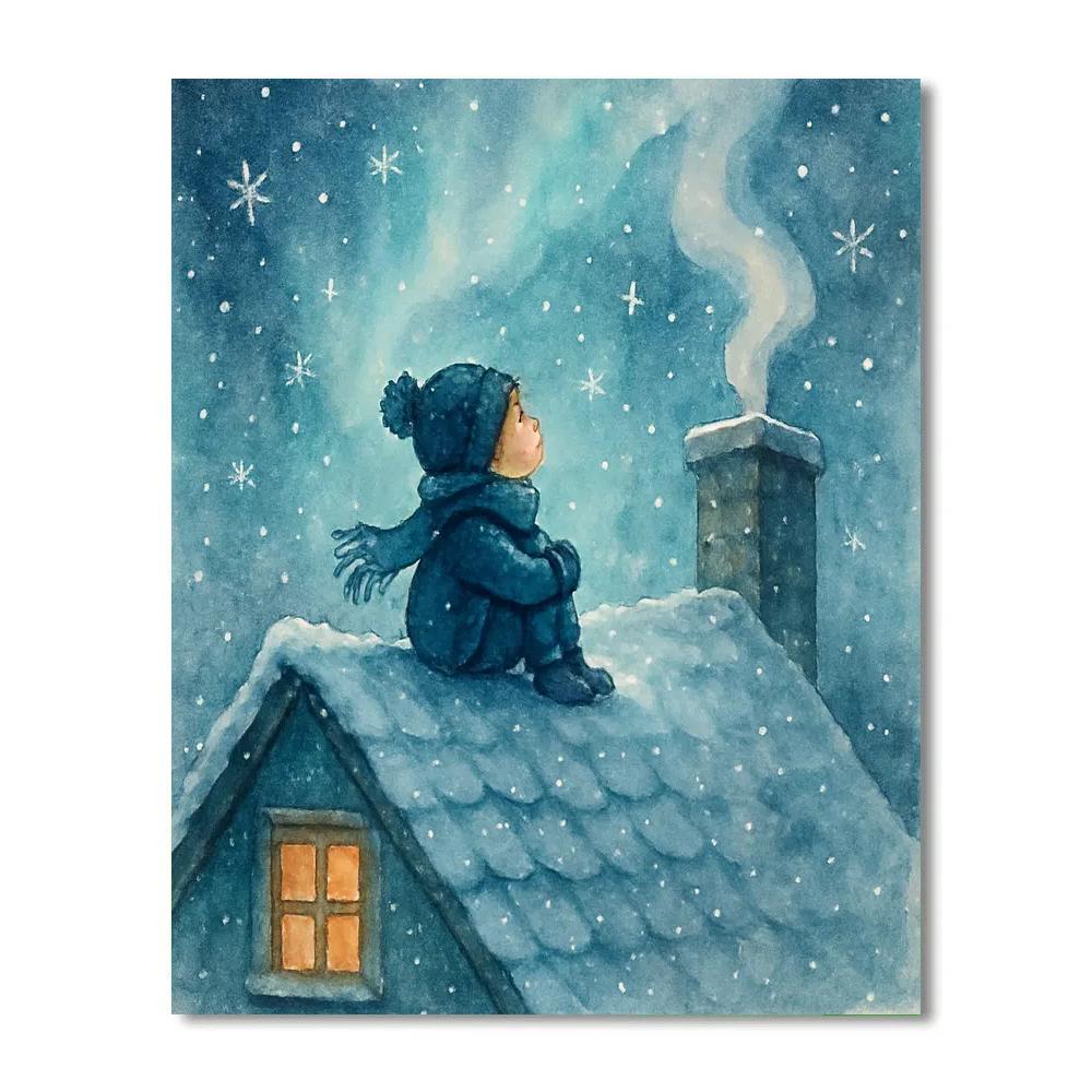 Aurora Cottage Stargazer Rooftop paint by color