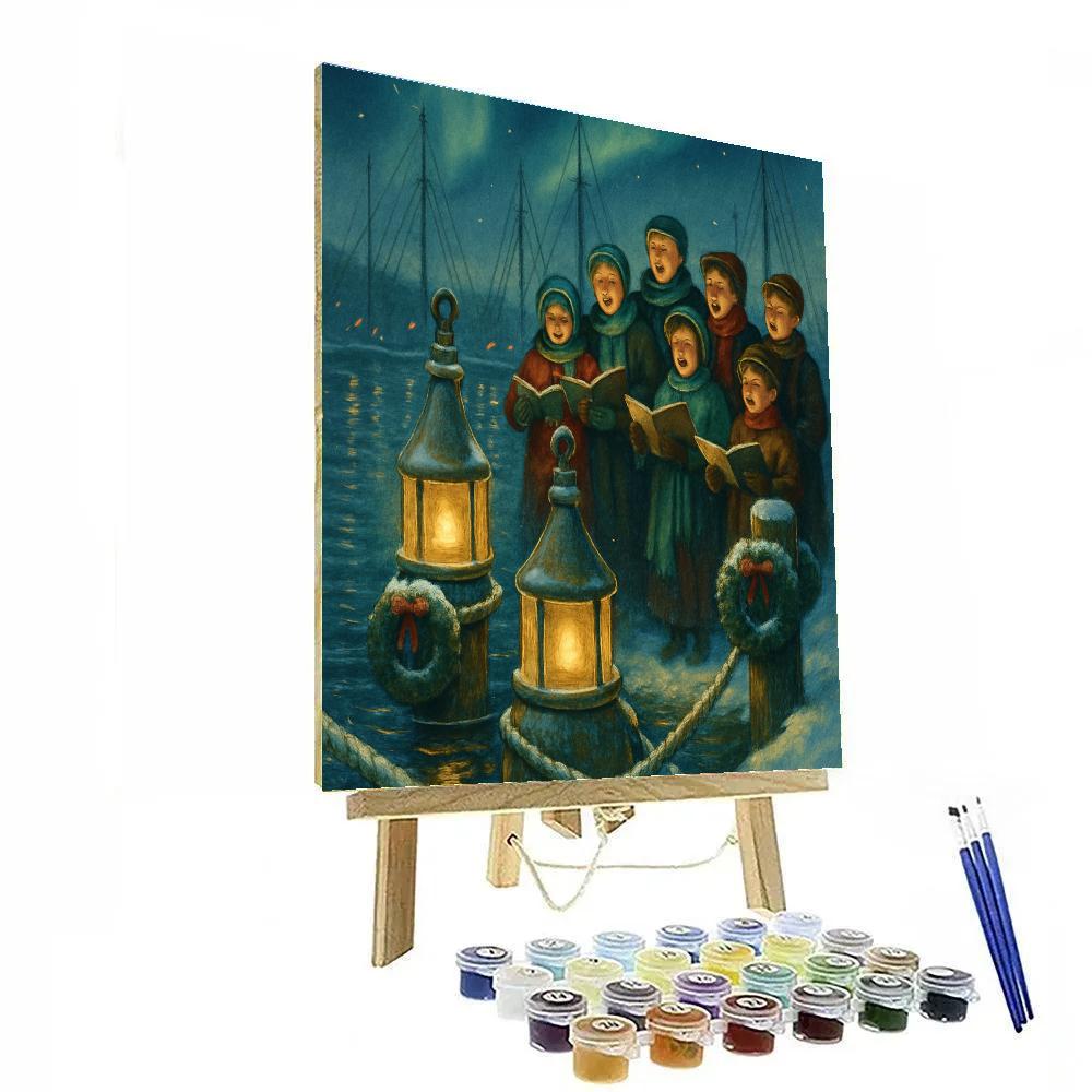 Harbor Carol With Buoy Bells paint by numbers