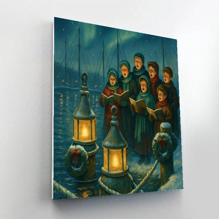 Harbor Carol With Buoy Bells paint by numbers
