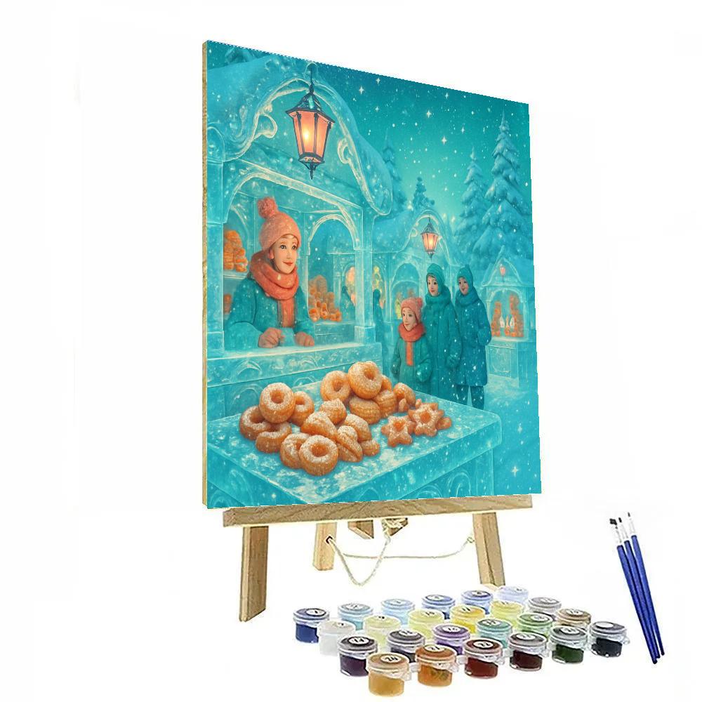 Crystal Lantern Ice Market Painting by numbers kit