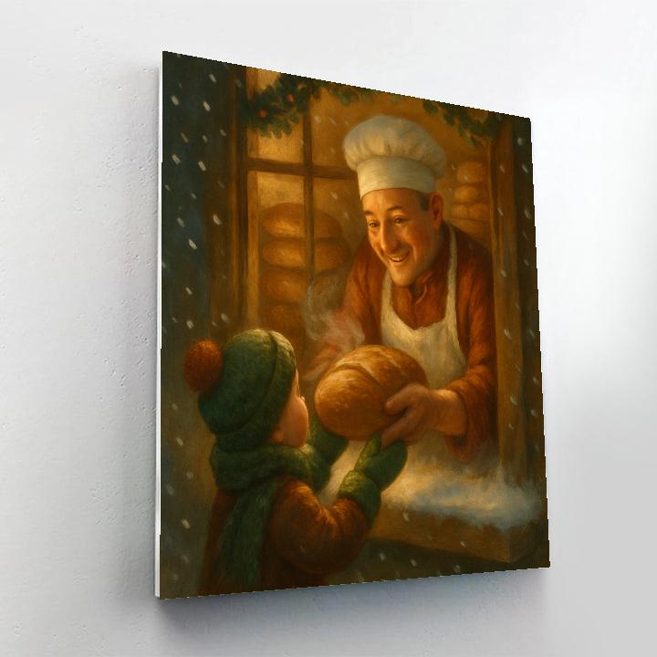 Warm Window Bread Delivery Paint by numbers kits