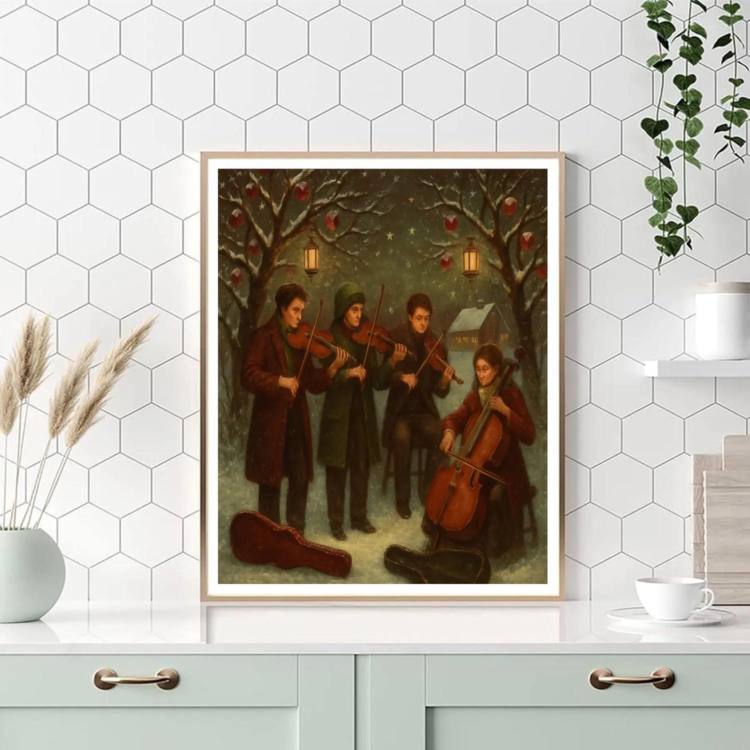 Winter Orchard String Quartet Number painting