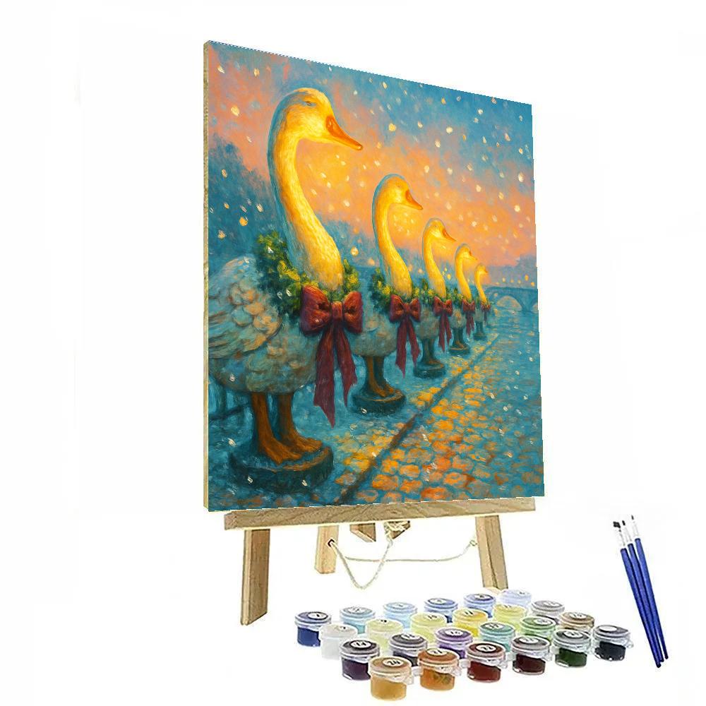 Golden Goose Lamp Row paint by color