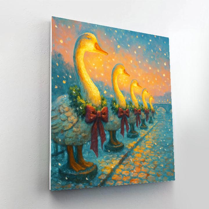 Golden Goose Lamp Row paint by color