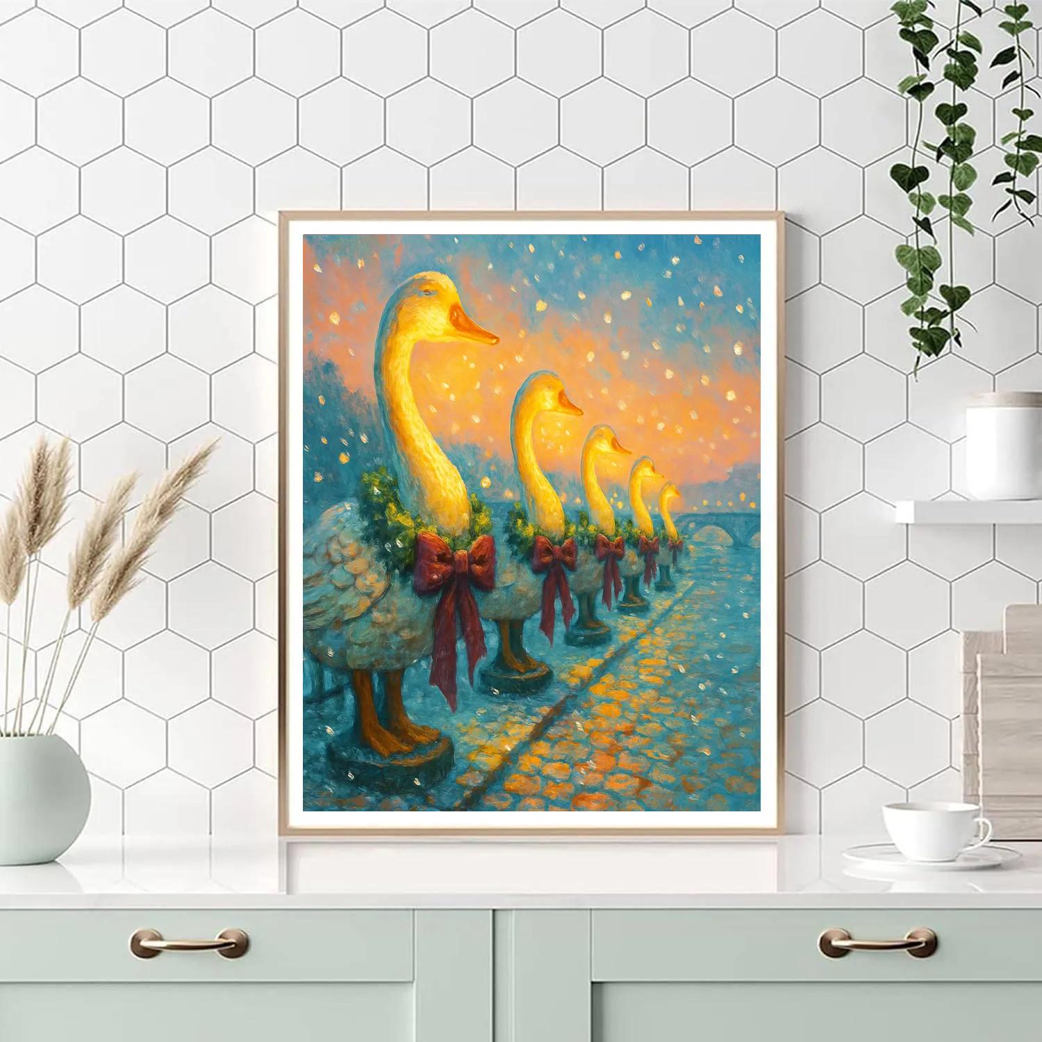 Golden Goose Lamp Row paint by color