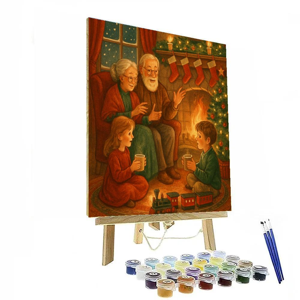 Hearthside Story Circle Night Numbered painting kits