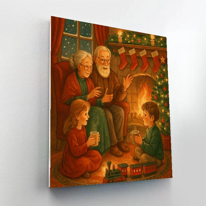 Hearthside Story Circle Night Numbered painting kits