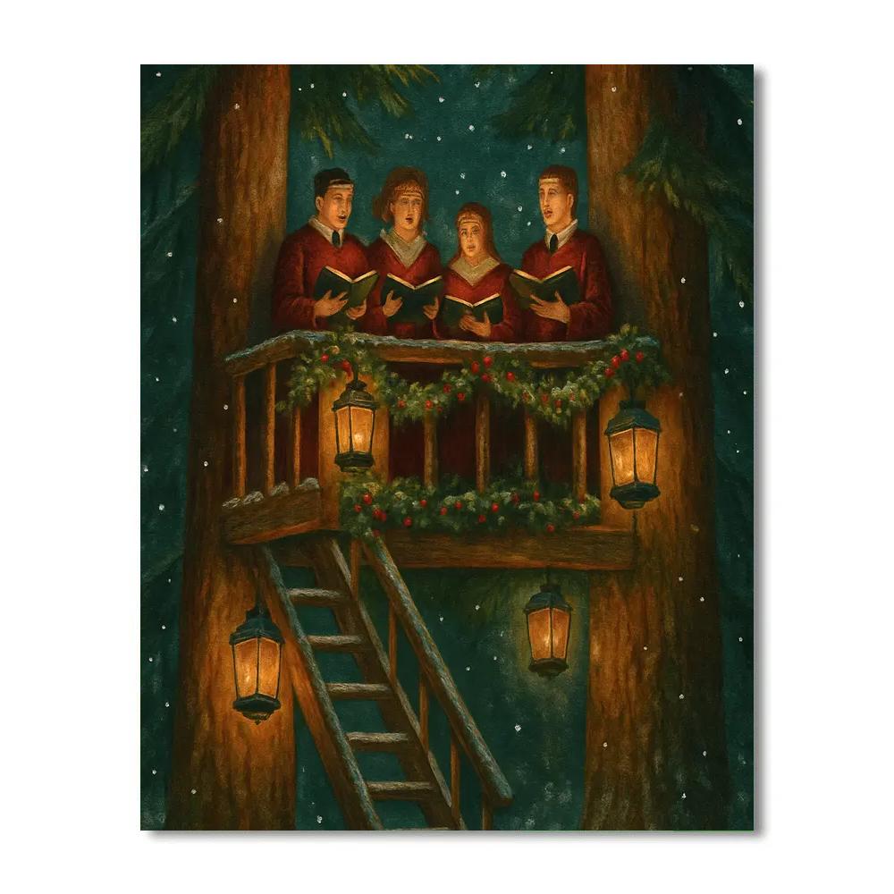 Pine Needle Choir Loft paint by color