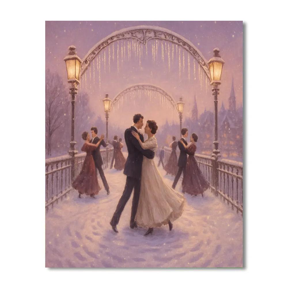 Icicle String Bridge Waltz paint by color