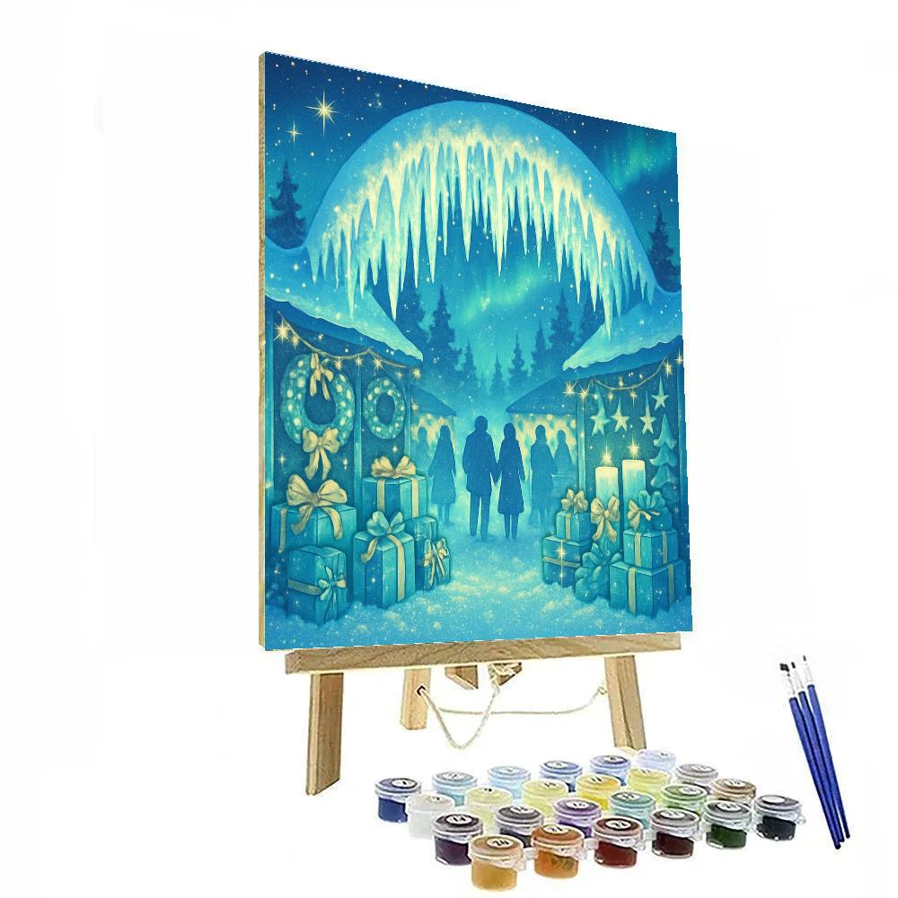 Icicle Archway Star Market painting number kit