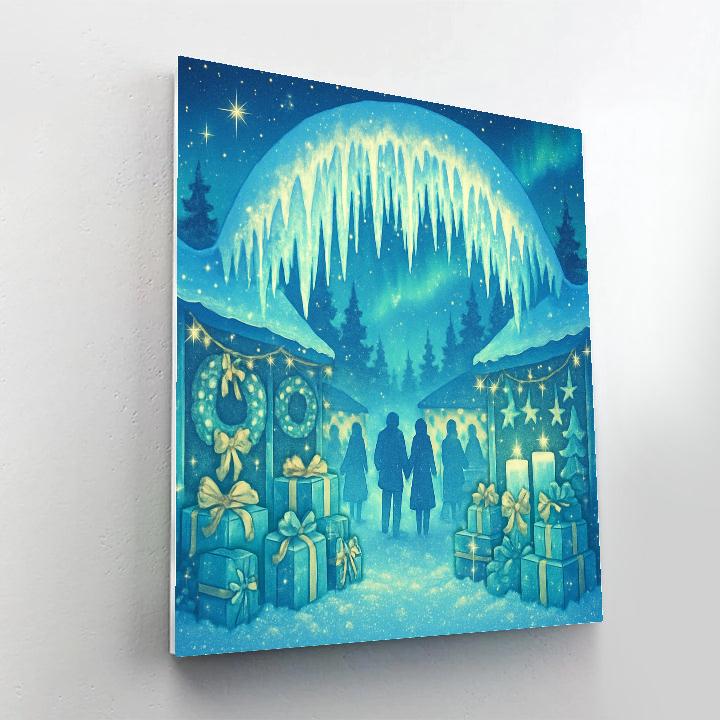 Icicle Archway Star Market painting number kit