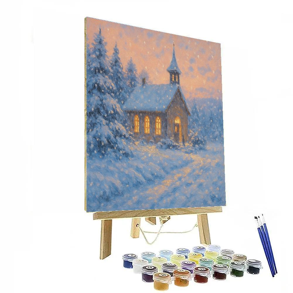 Golden Choir Of The Winter Chapel Painting by numbers kit