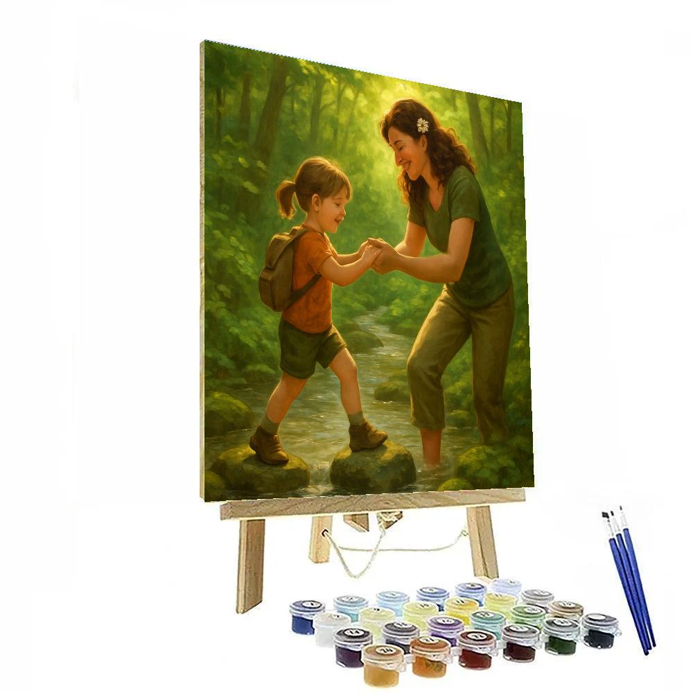 Mothers Day Forest Adventure Paint by numbers art