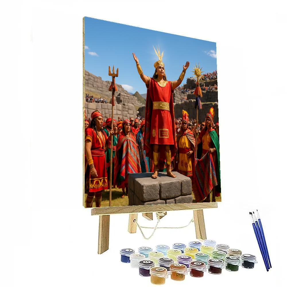 Inti Raymi Sun Festival At Sacsayhuaman DIY paint by numbers