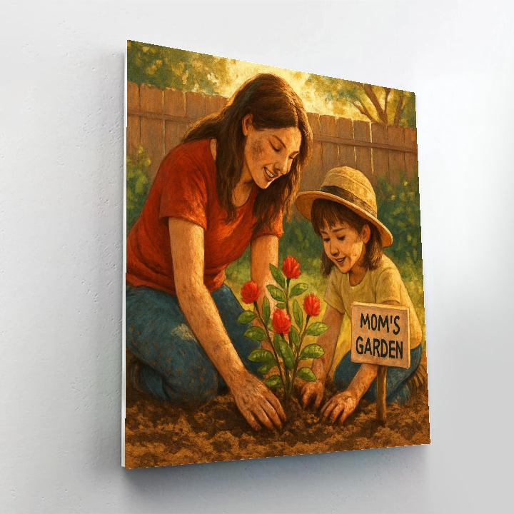 Mothers Day Garden Planting paint by color