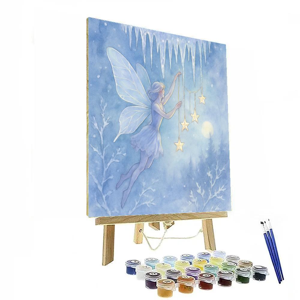 Frost Fairy Decorating The Icicle Chandelier painting number kit