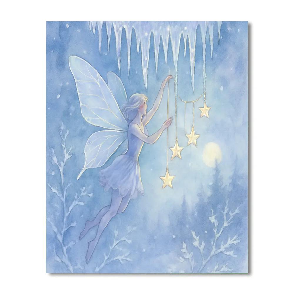 Frost Fairy Decorating The Icicle Chandelier painting number kit