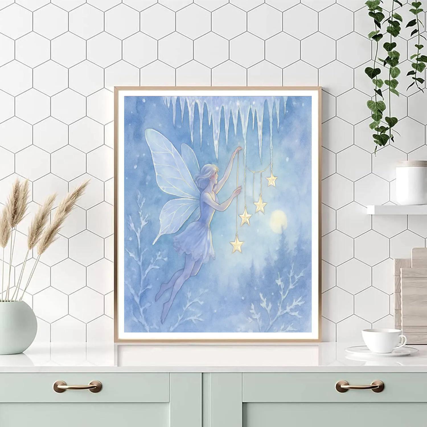 Frost Fairy Decorating The Icicle Chandelier painting number kit