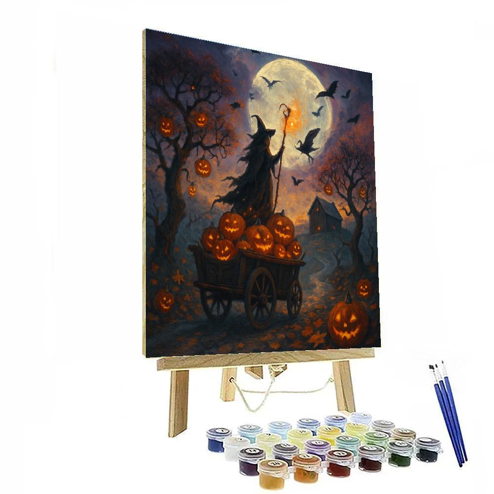 Witchlight Orchard Over The Hollow paint by number