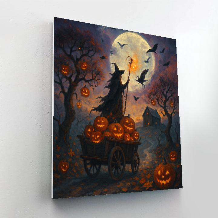 Witchlight Orchard Over The Hollow paint by number