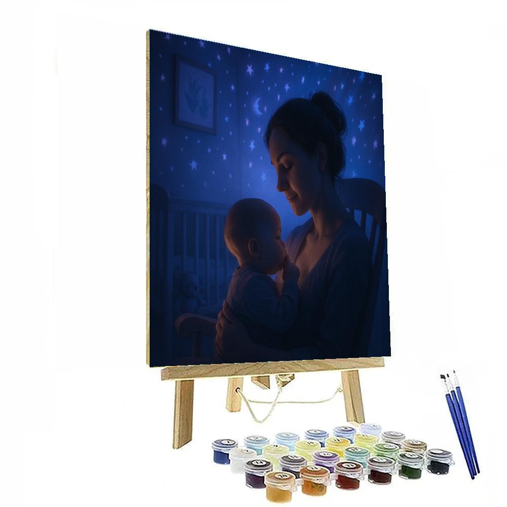 Midnight Feeding Constellation Glow Painting by numbers kit