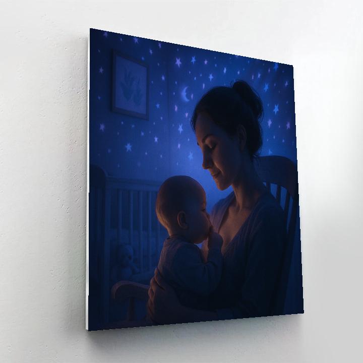 Midnight Feeding Constellation Glow Painting by numbers kit