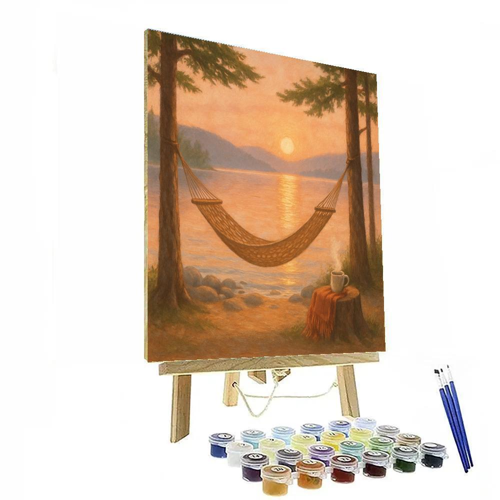 Sunrise Hammock By Quiet Lakeshore Paint by numbers kits