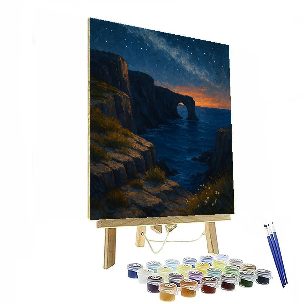 Star Harbor Coastal Cliffs DIY paint by numbers