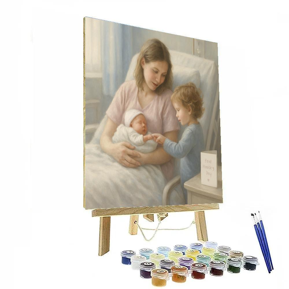 Bedside Hospital First Hello paint by numbers