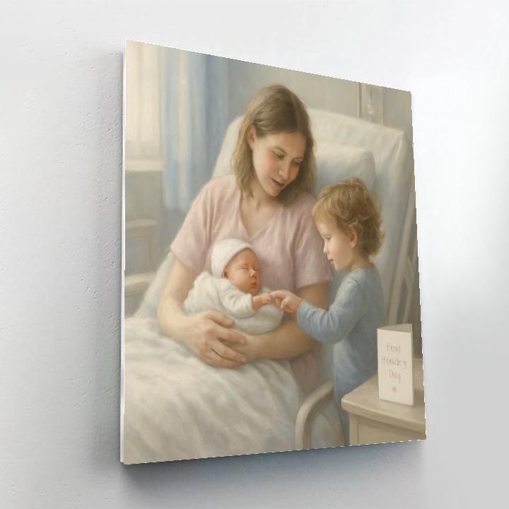 Bedside Hospital First Hello paint by numbers