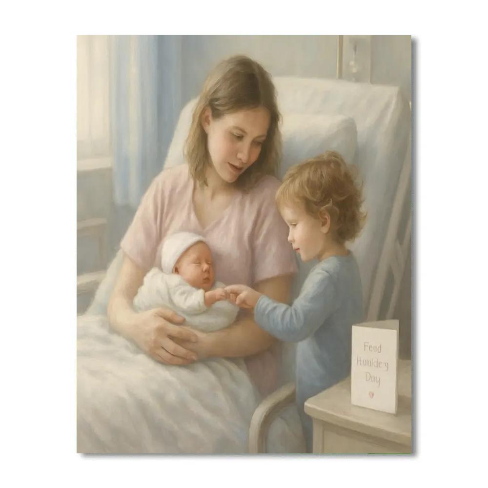 Bedside Hospital First Hello paint by numbers