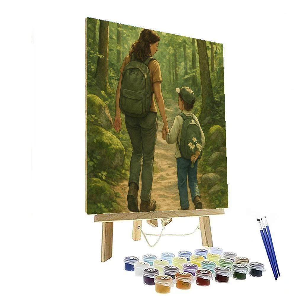 Mothers Day Forest Hiking Adventure paint by number
